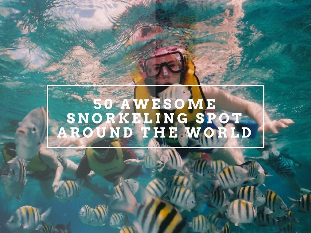 The best snorkeling spot around the world